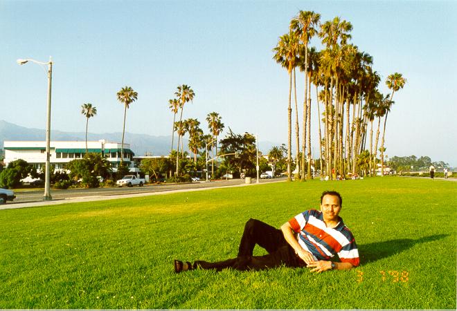 Relaxing time at Santa Barbara Beach