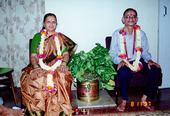 Nitin's Parents, On his father's 60th Birthday Function