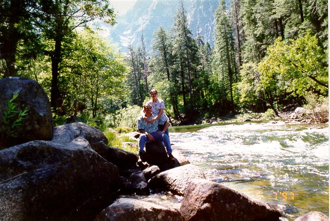 A scenic view in Yosemite