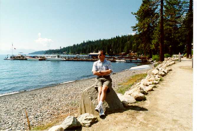Overlooking Lake Tahoe